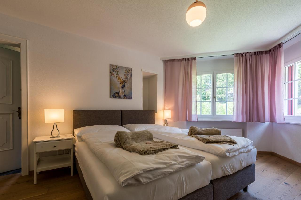 Ferienwohnung Haus Antares Saas-Grund Exterior foto